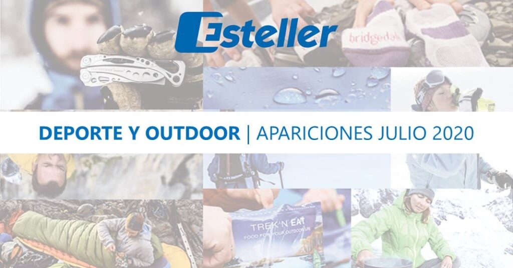 Apariciones deporte y outdoor Esteller - julio