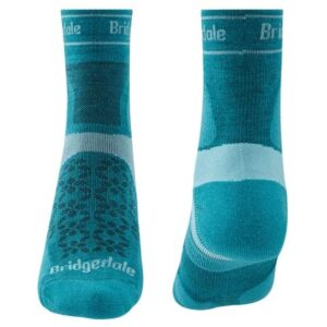 Calcetines trailrunning de Bridgedale para mujer de merino y caña-media
