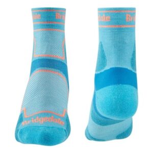 Calcetines trailrunning de Bridgedale para mujer de coolmaxo y caña-media